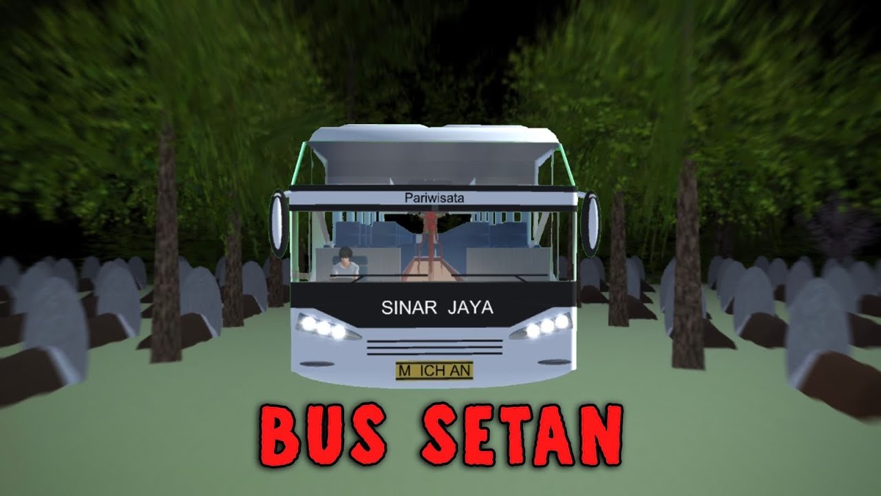 BUS SETAN || HORROR MOVIE SAKURA SCHOOL SIMULATOR