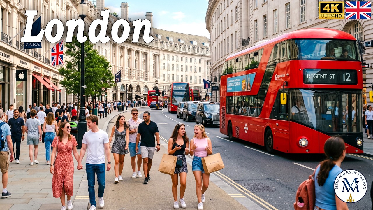 🇬🇧 LONDON WALK 4K 🔥 Friday Afternoon in the West End | Busy London Streets | True 4K