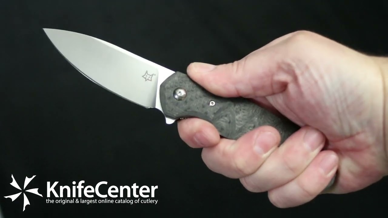 Fox FX-308 CF Jens Anso Ziggy Flipper Knife