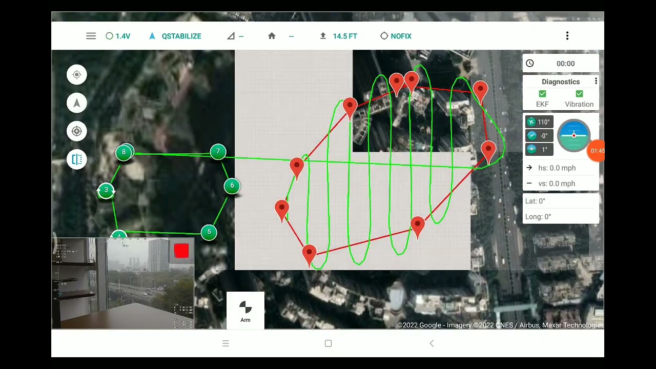 Own-developed GCS software- "Vstation" Operation video