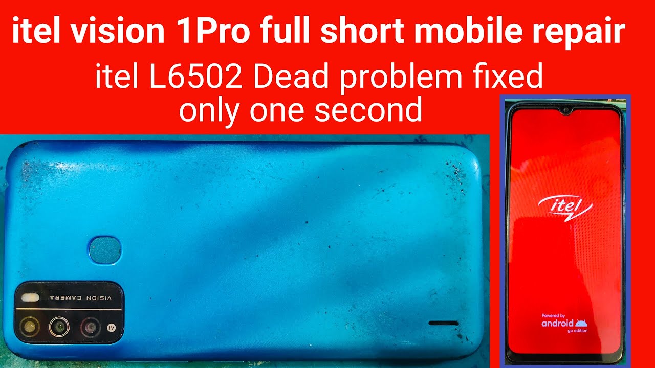 itel vision 1 Pro full Short mobile repair I itel L6502 Dead problem Solution 🔥