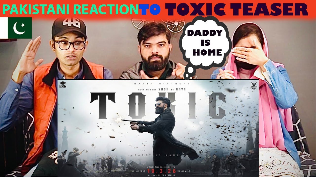Реакция пакистанцев на песню Toxic: Представляем Райю | Рокинг-звезда Яш | Гиту М | KVN Productions