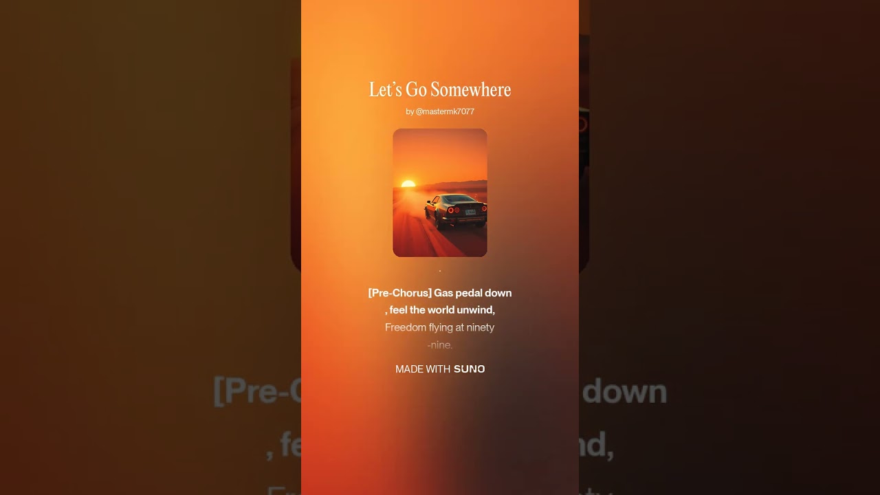 Let's Go Somewhere | Modern Pop Country Driving Song