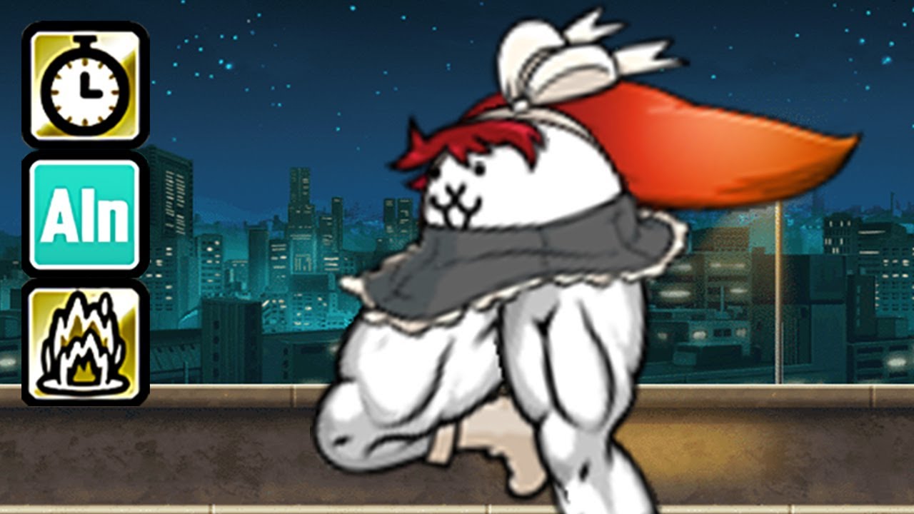 The Battle Cats - Enter Redhead Muscled Yuki Cat!