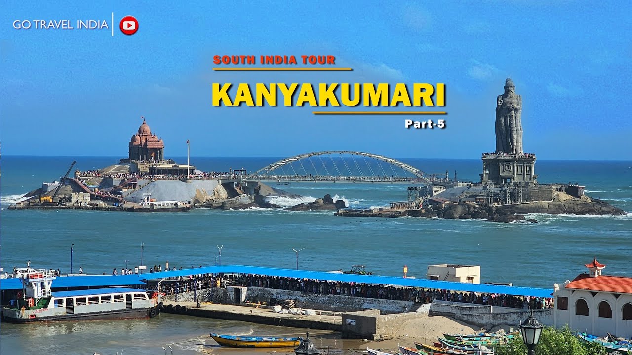 KANYAKUMARI Vivekananda Rock Memorial | Thiruvalluvar Statue | Most Beautiful Sunrise | Glass Bridge