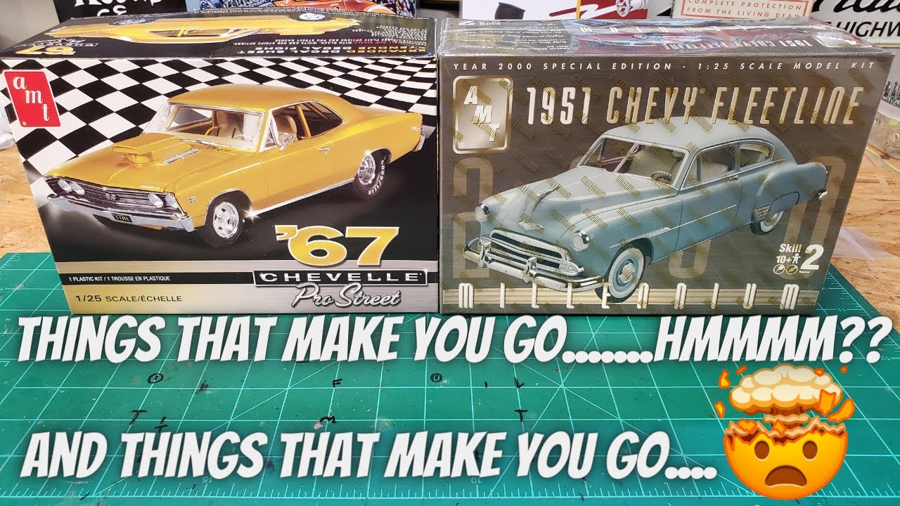 Looking at these two AMT kits and trying something different!! Sometimes you just have to ask WHY??