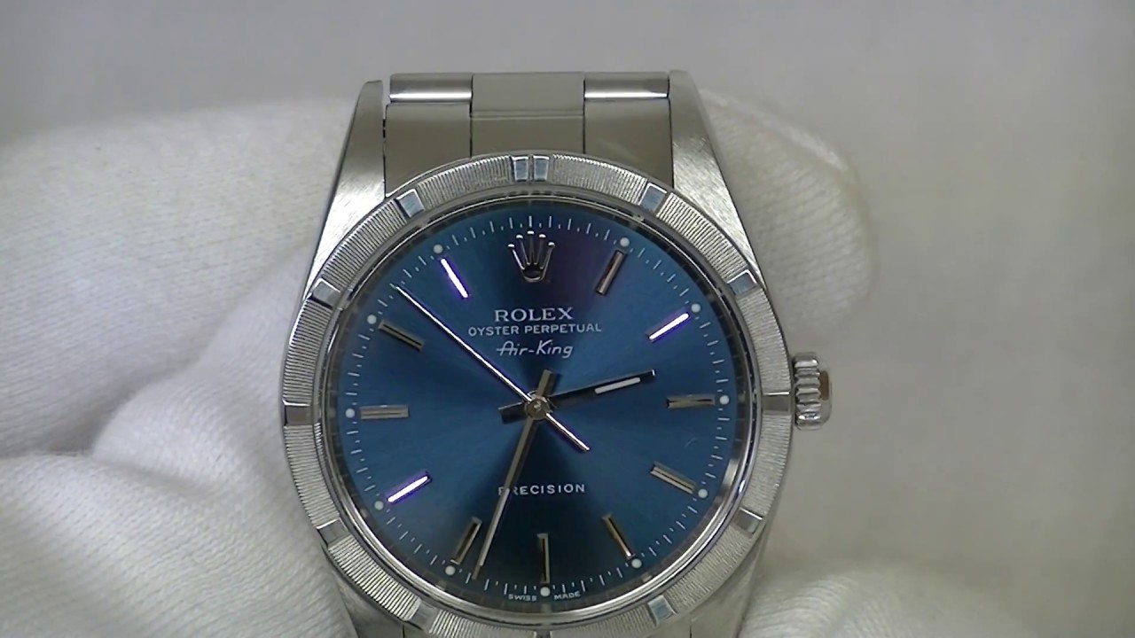 A quick look at a pre-loved Rolex 14010M Air-King