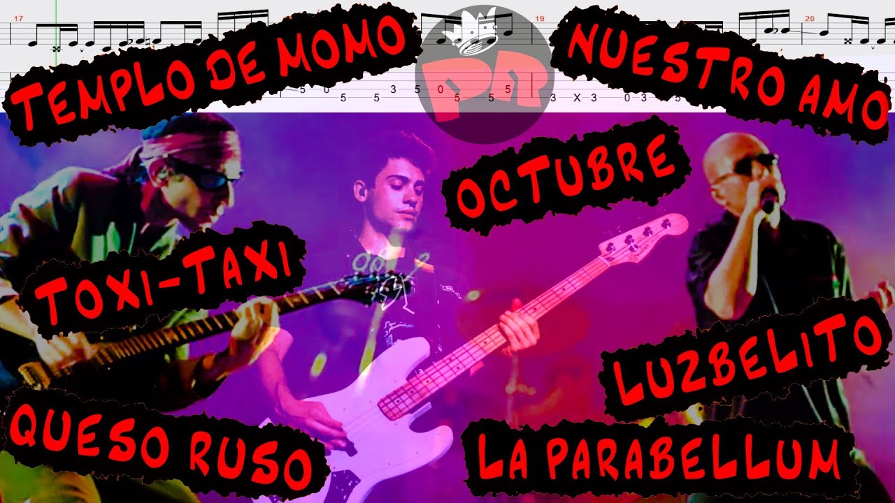 Queso Ruso - Nuestro Amo - Luzbelito - Toxi Taxi - Templo de Momo | Cover de Bajo + TAB Original