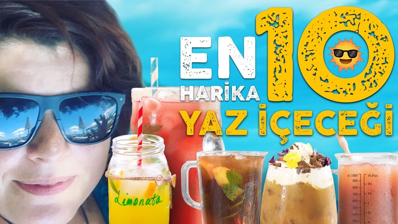 ⛱️☀️EN Harika 10 YAZ İÇECEĞİ Tarifi 🍋 Limonata🍹Cool Lime 🌱Soğuk Çay 🧋Soğuk Kahve ve Daha Fazlası