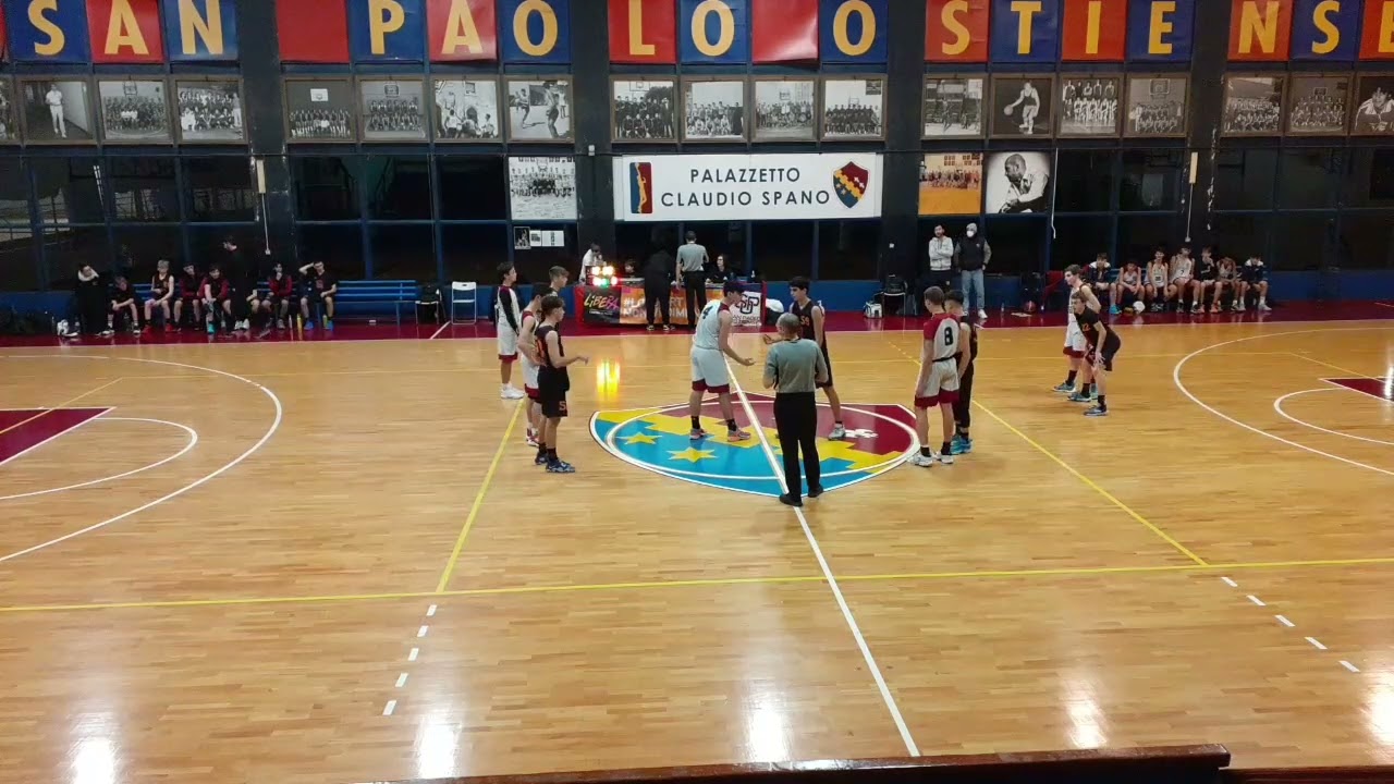 30/01/2023 San Paolo Ostiense Vs Basket Roma U15 I Tempo Punteggio Parziale 27-35