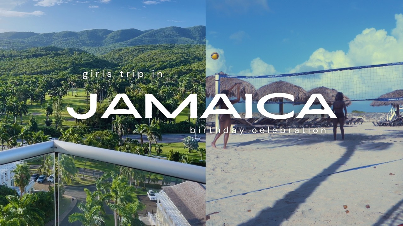 travel vlog: JAMAICA birthday celebration | jewel grande resort, girls trip, catamaran, Dunn's River