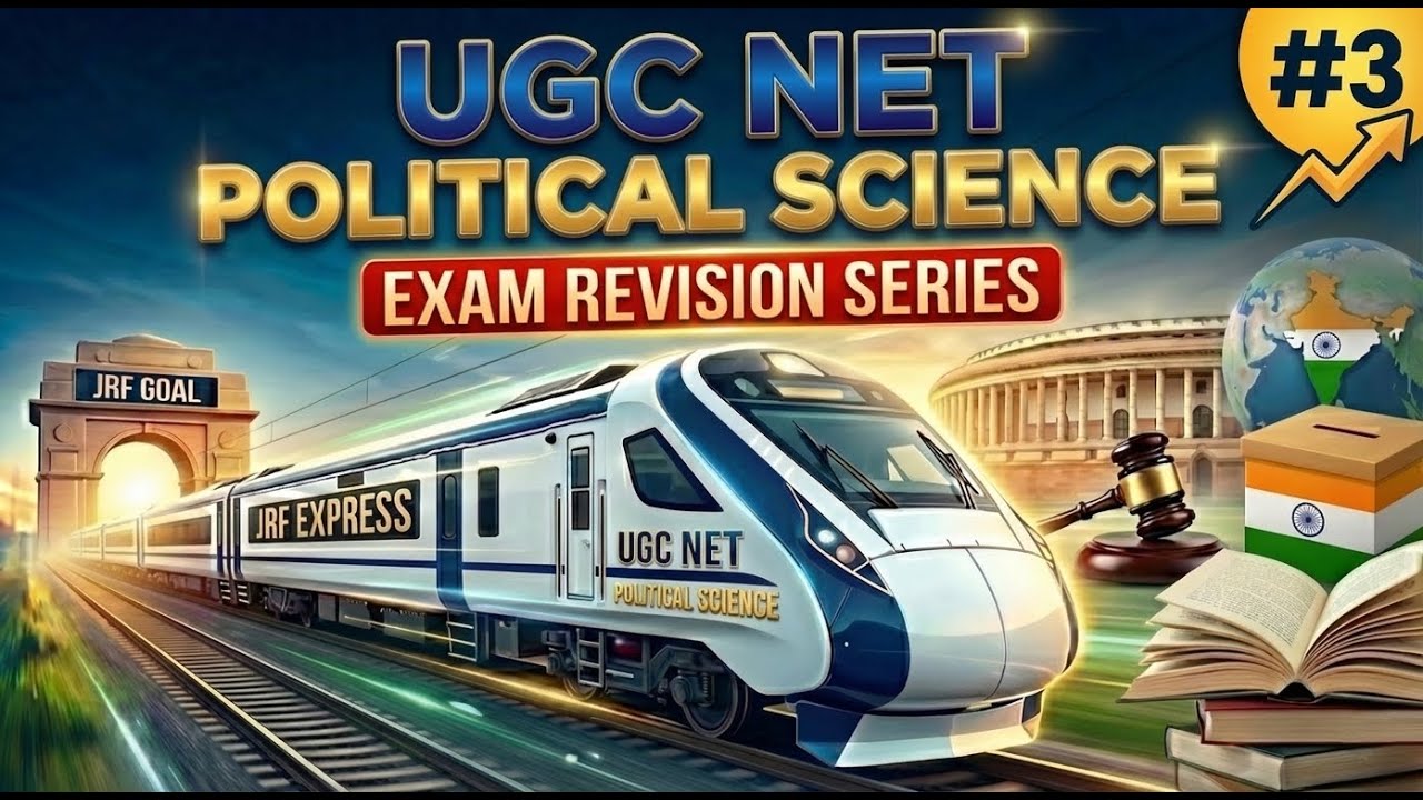 UGC NET Political Science 🚄 JRF Express | Final Revision Series with Sure-Shot Topics | #3