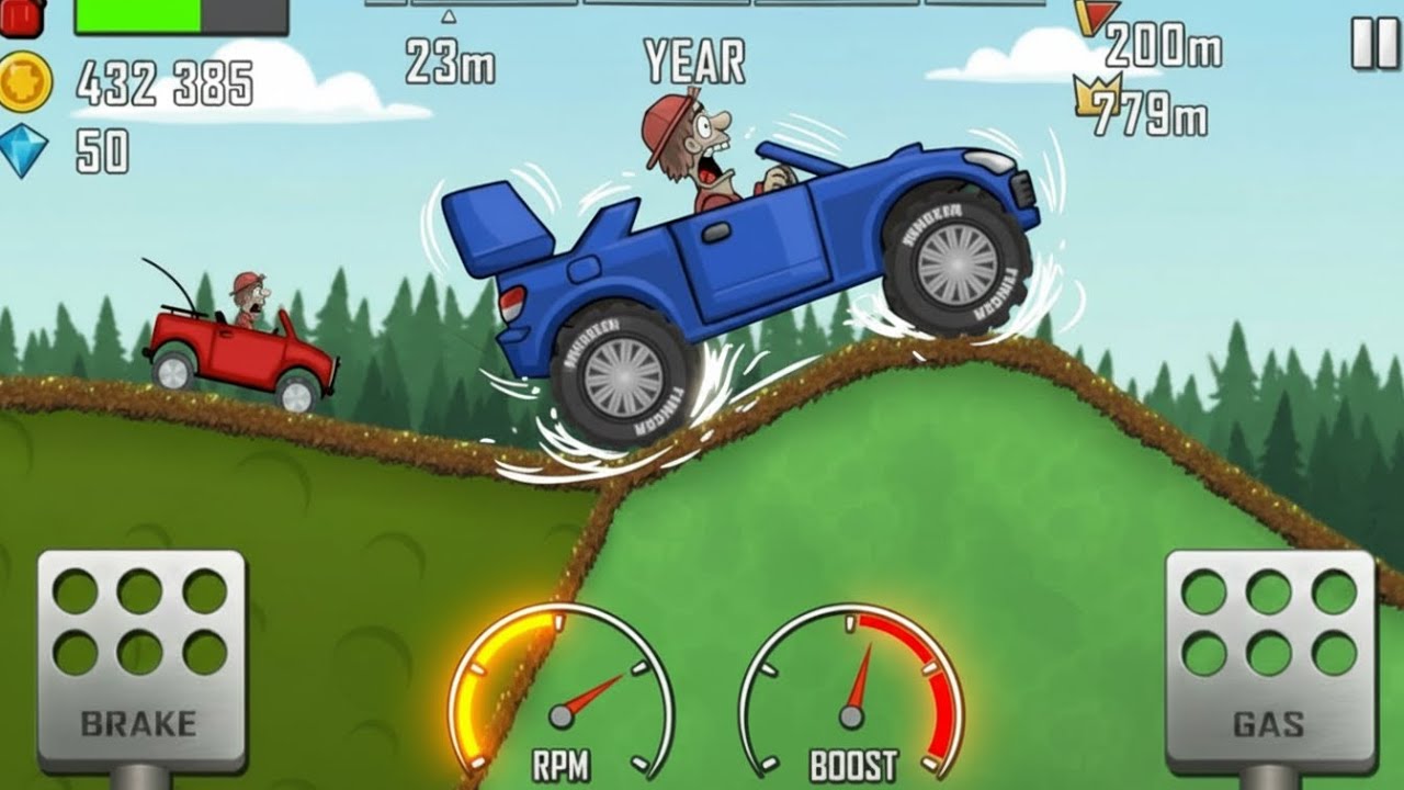 Hill Climb Racing | Free Car Games Online & Driving Fun! 🎮 #CarGames #HillClimbRacing #freecargame