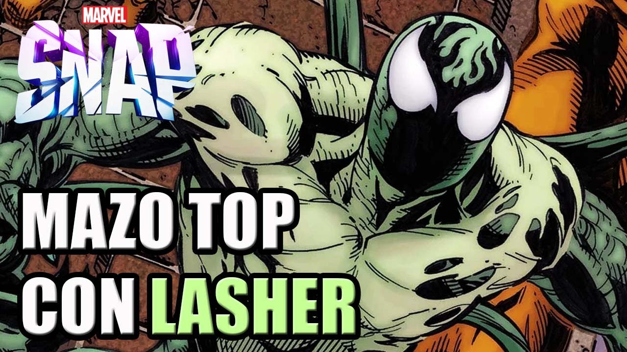 Mazo TOP con LASHER ¡Carta Buena y Divertida! | MARVEL SNAP