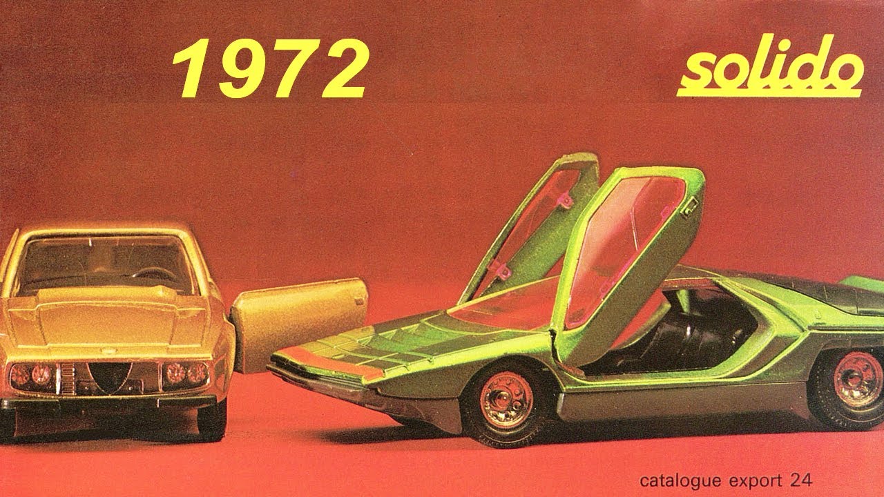 Solido toys Diecast Catalog 1972 