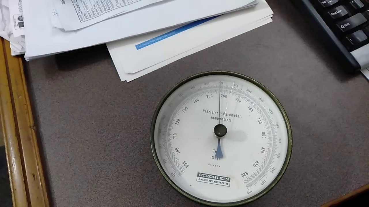 Barometer Calibration/ Verification with Standards