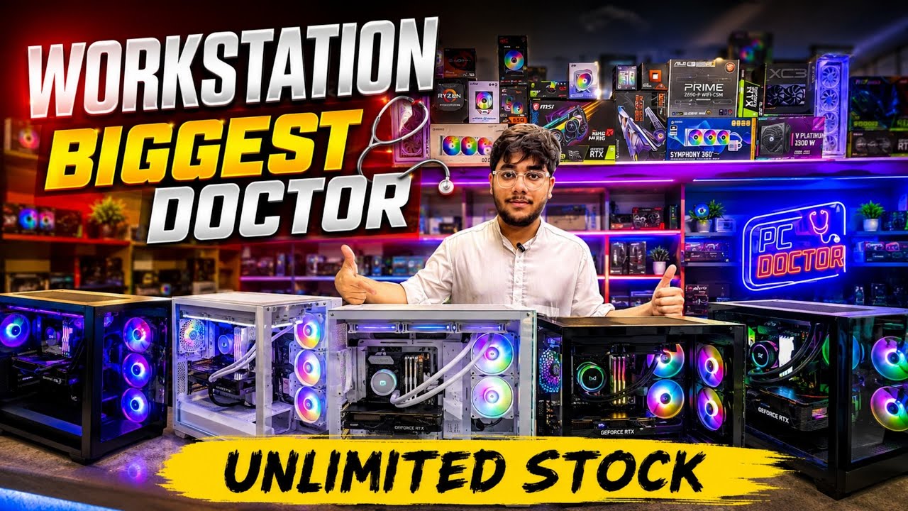 Ultimate Workstation PC Market in Lahore 2026 🔥 Hafeez Center PC Build!