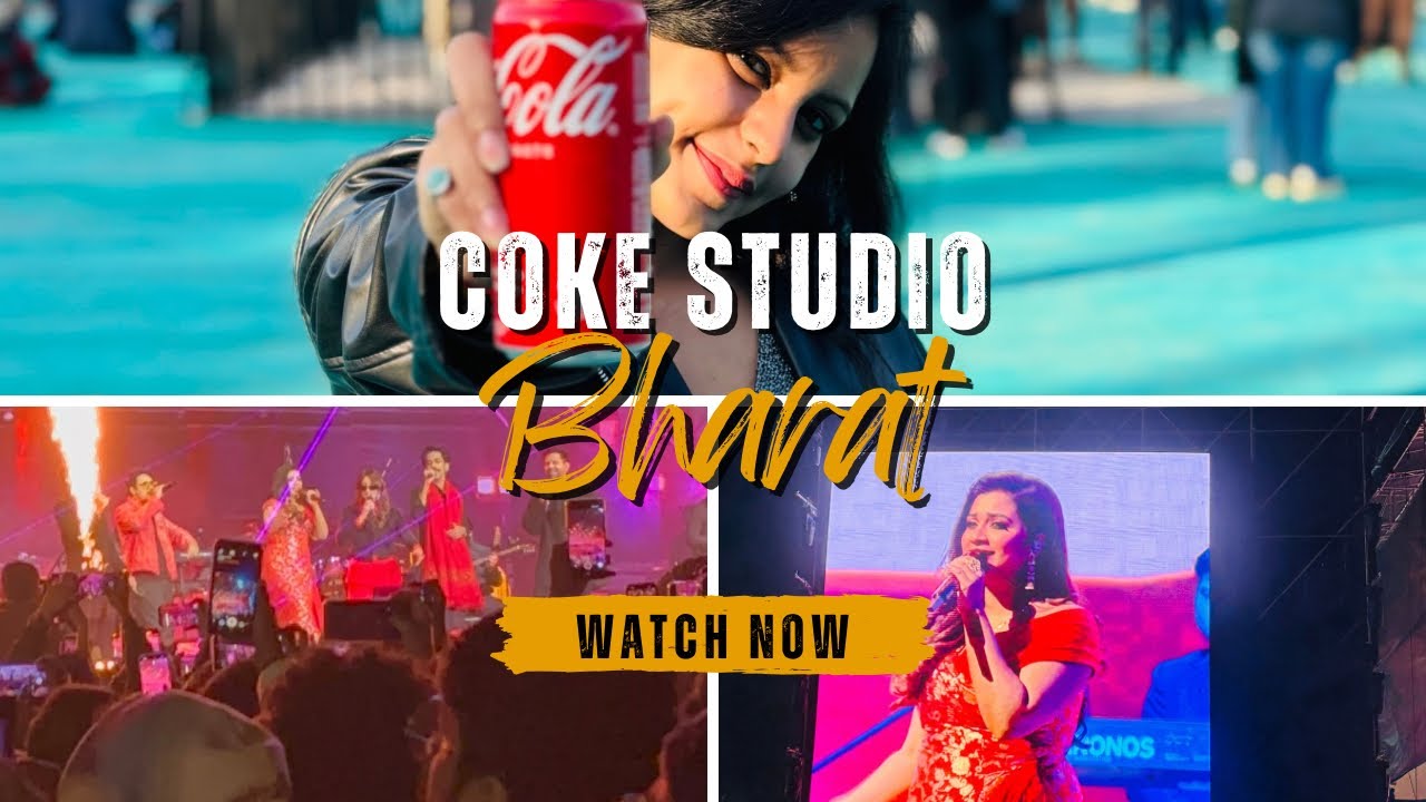 Coke Studio Bharat🎶🪩|Ahana Dutta|adramaqueen| #youtube #vlog #concert #adityarikhari #shreyaghoshal 