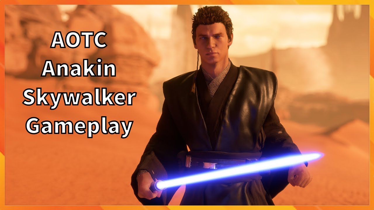 AOTC Anakin Gameplay Star Wars Battlefront 2