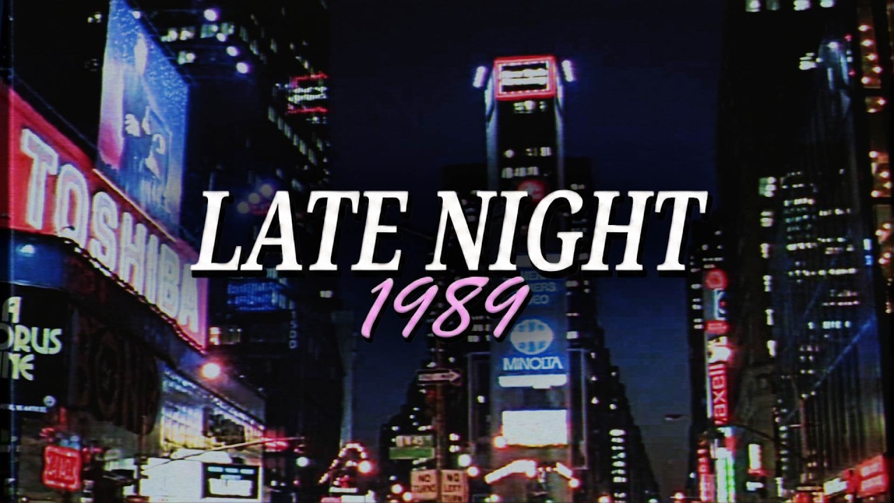 LATE NIGHT 1989 // Vaporwave VHS 1980s Nostalgia Mix
