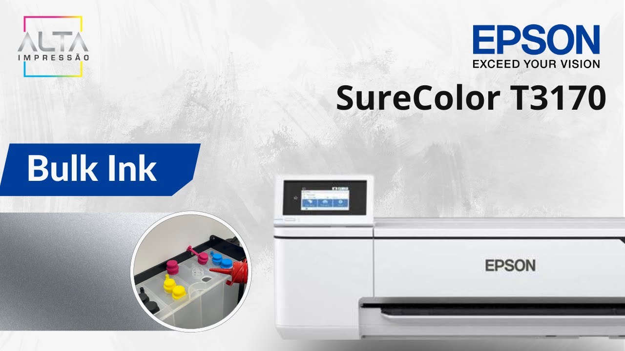 Plotter Epson T3170 com Bulk Ink