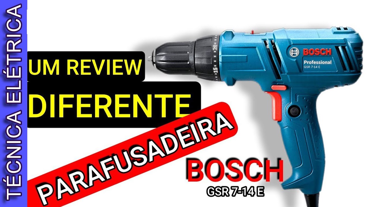 REVIEW E REPARO DA PARAFUSADEIRA PROFISSIONAL BOSCH GSR 7 14 E - Melhor custo benefício do mercado.