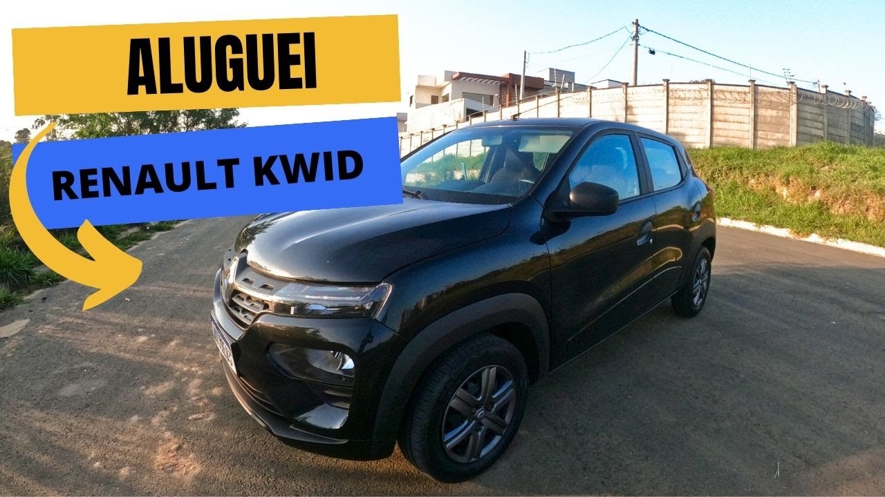 ALUGUEI UM KWID PARA FAZER UBER!