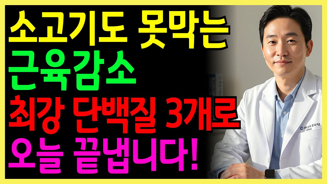 근육감소, 계란·고기도 못막는다! 휠체어 신세 막은 단백질 3가지 | 건강정보 | 노인건강 | 오디오북 |