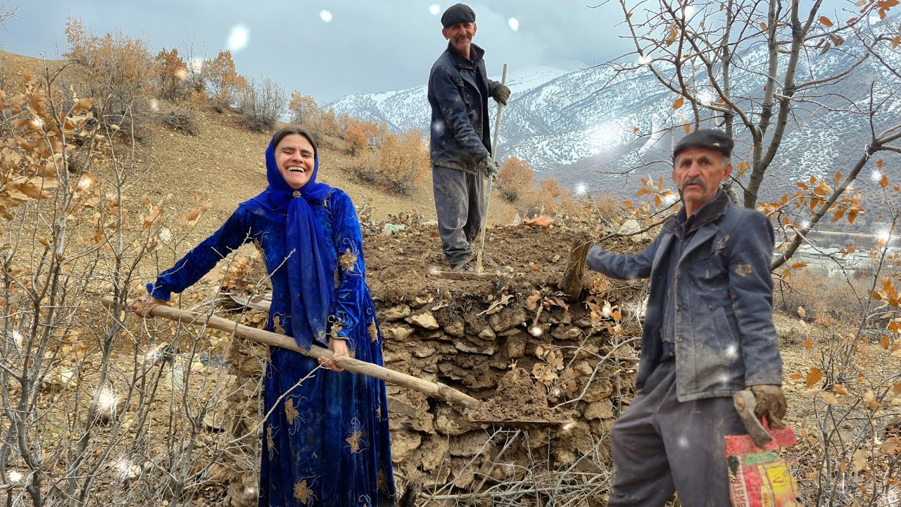 Хижина в бурю | Строительство крыши для бездомной матери