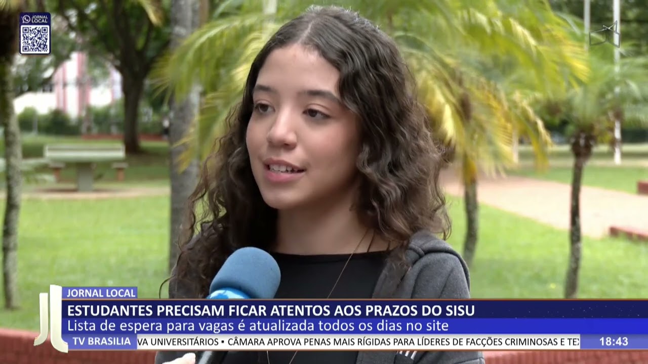 JL - Estudantes precisam ficar atentos aos prazos do SISU