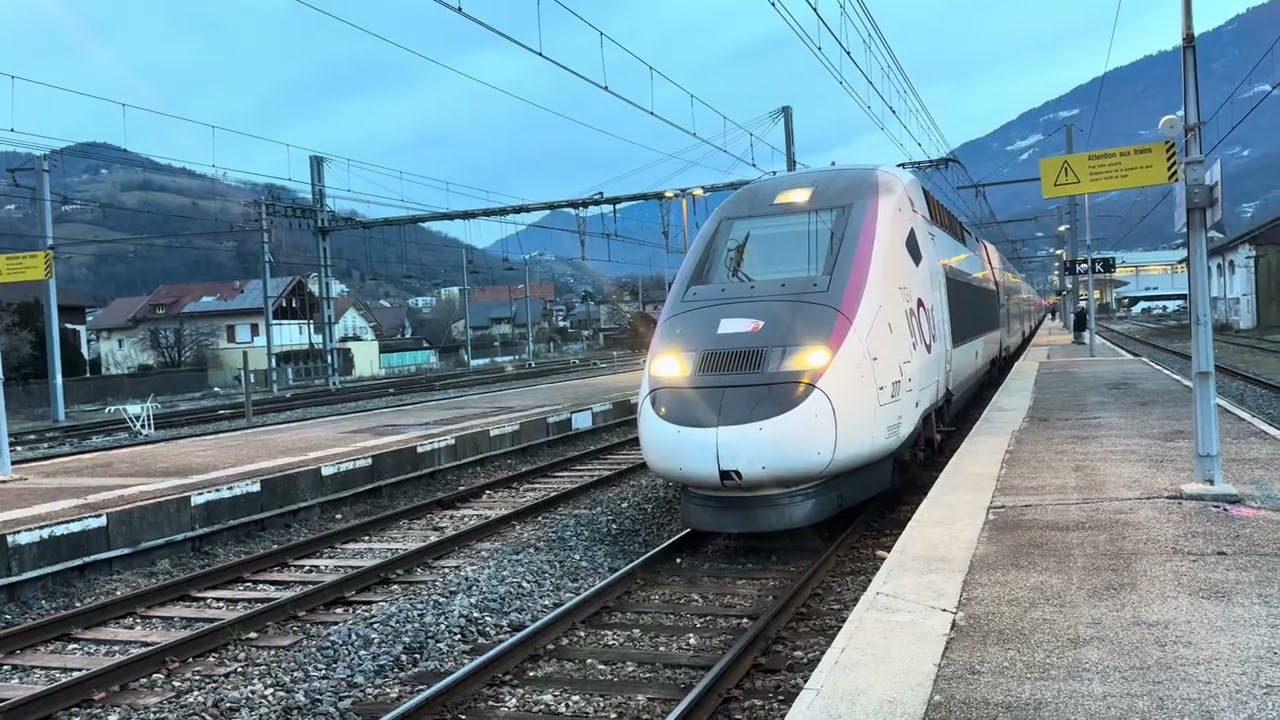 Le TGV OUIGO 6426 va partir ce 17 janvier à 17h19 de la gare d’Albertville arrivant de BSM et en …..