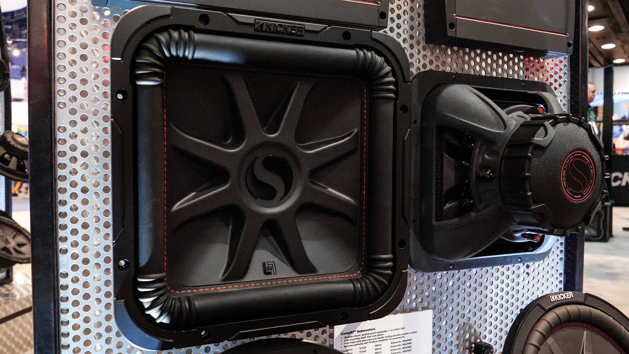 Kicker L7R — новые сабвуферы Square CompR 2018 года