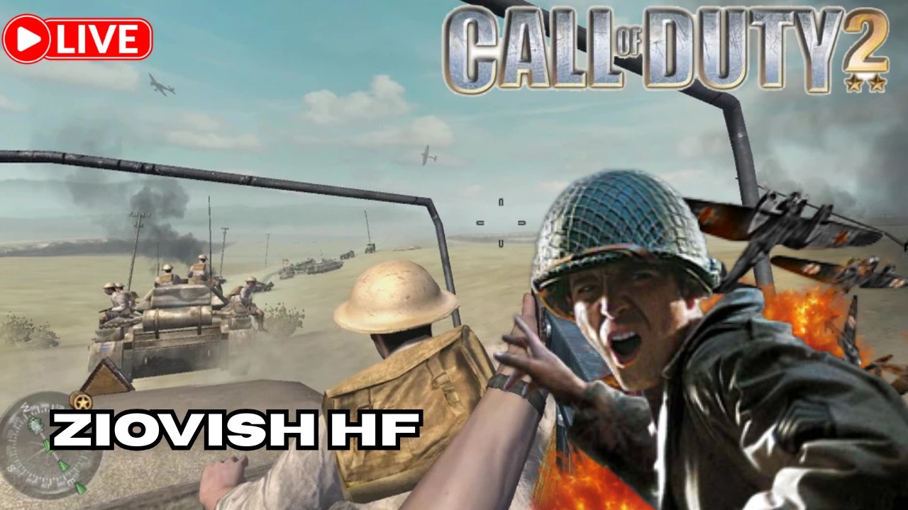 Completamos el juego mas Clasico - Call of Duty 2(2005)🔴