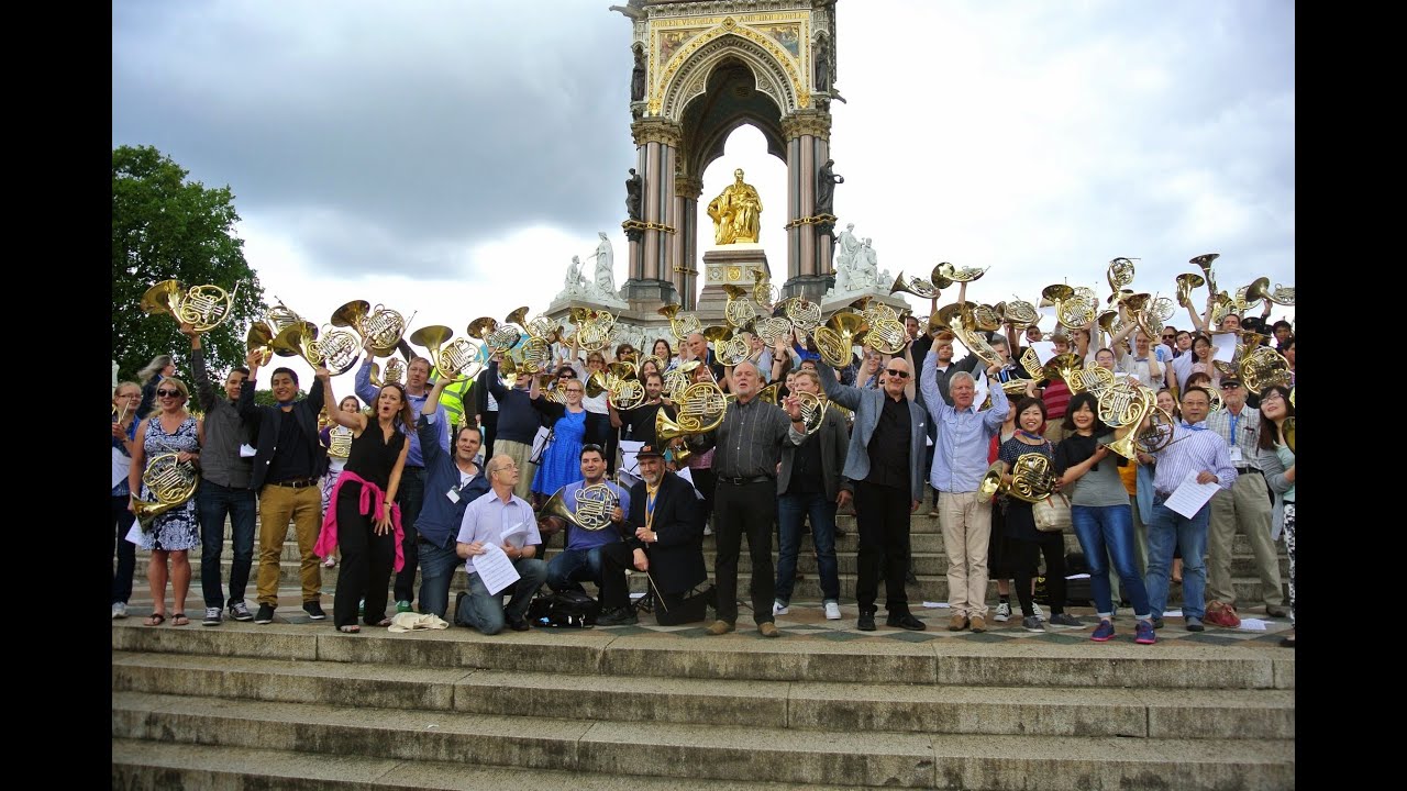 Hyde Park Horns! IHS London 2014 Horn Flashmob