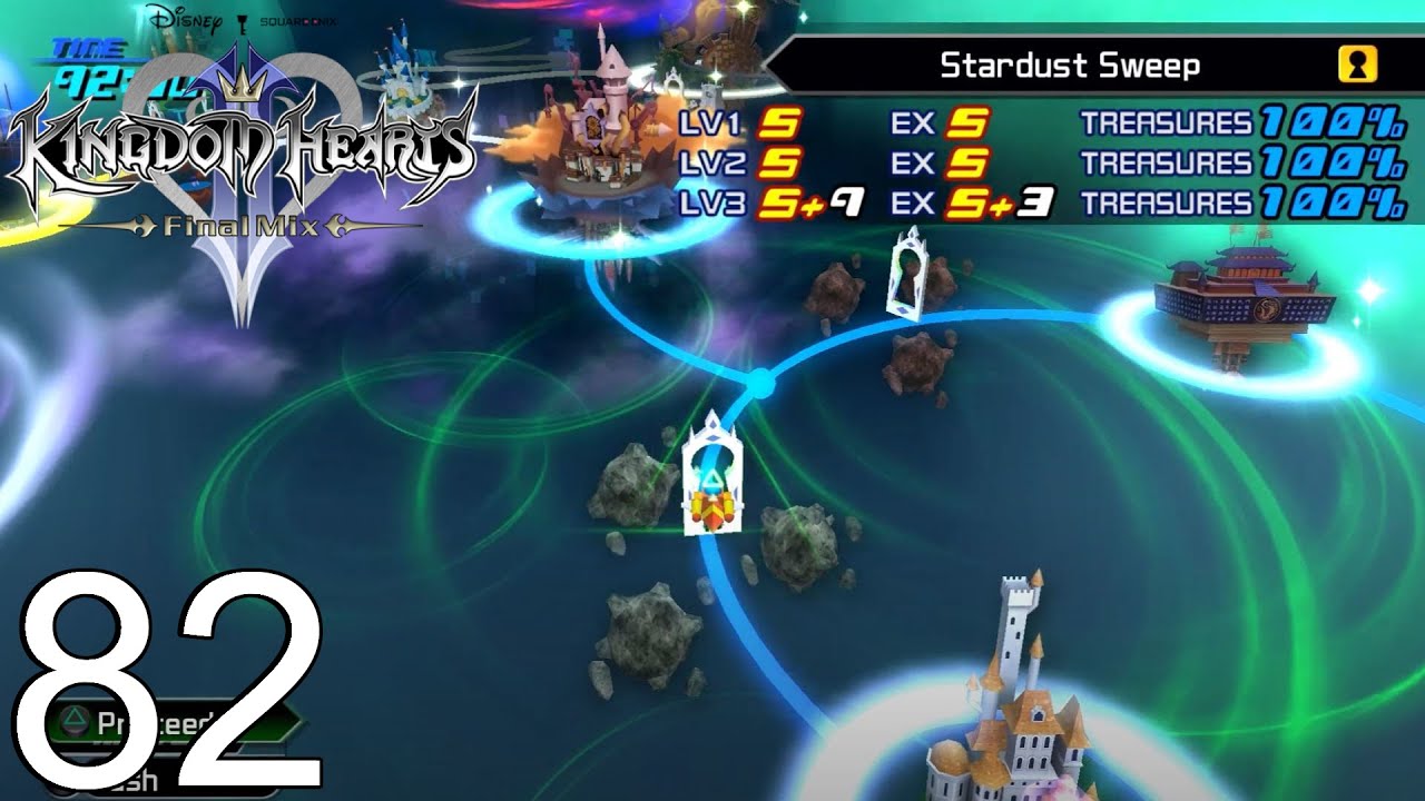 KH II FM [Critical Mode] Walkthrough 82 Stardust Sweep EX Missions S-Rank