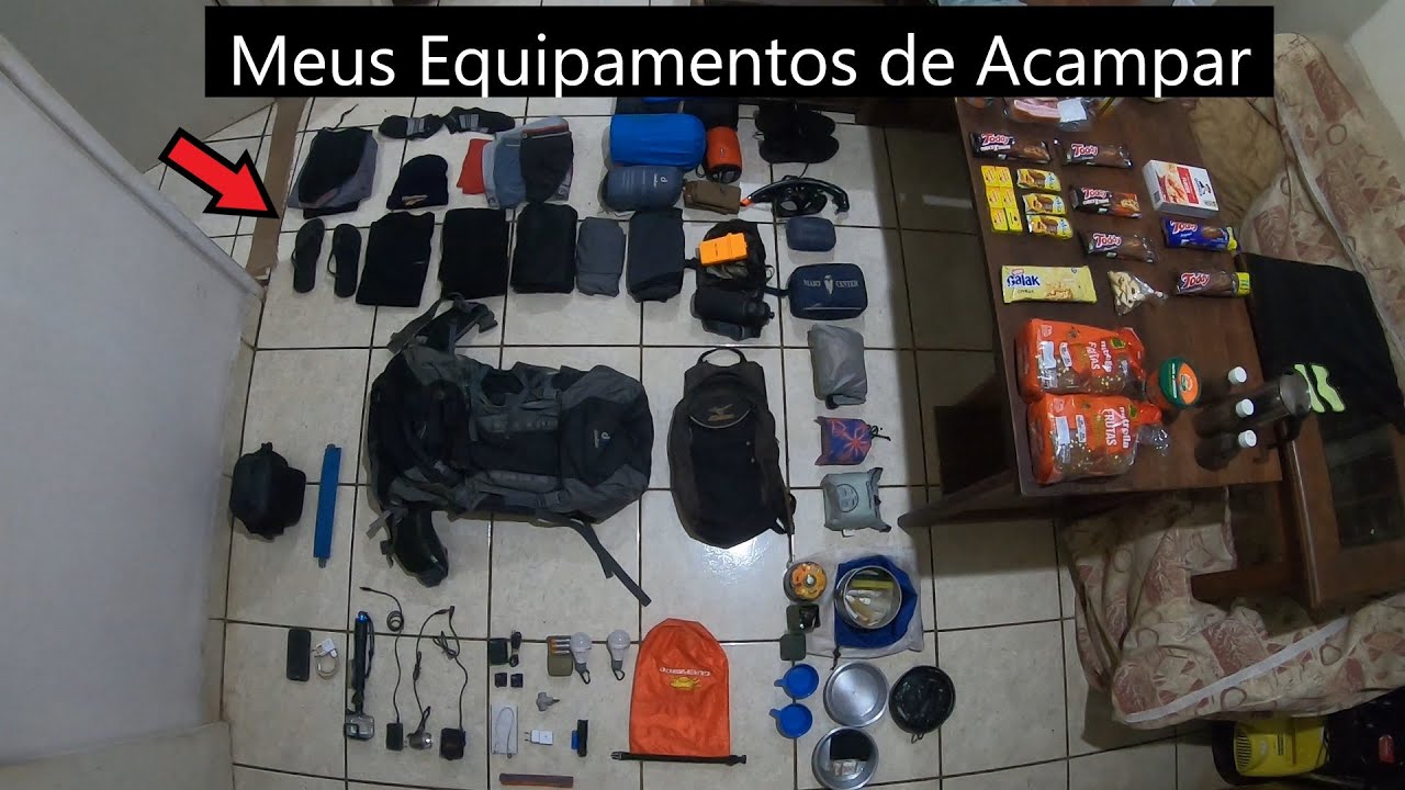 Meus Equipamentos de Acampar na Serra da Canastra ( Mostrei Tudo )