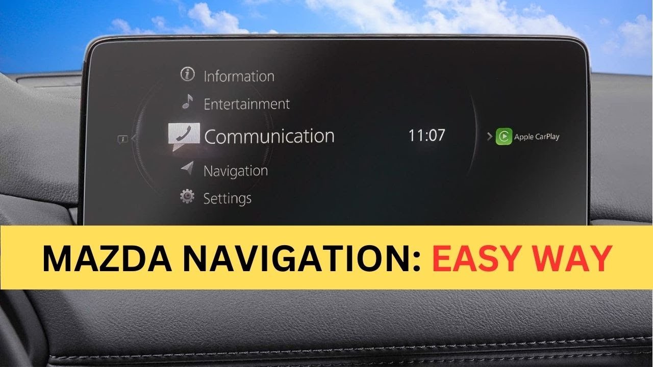Как использовать навигационную систему Mazda 2024 года простым и удобным способом