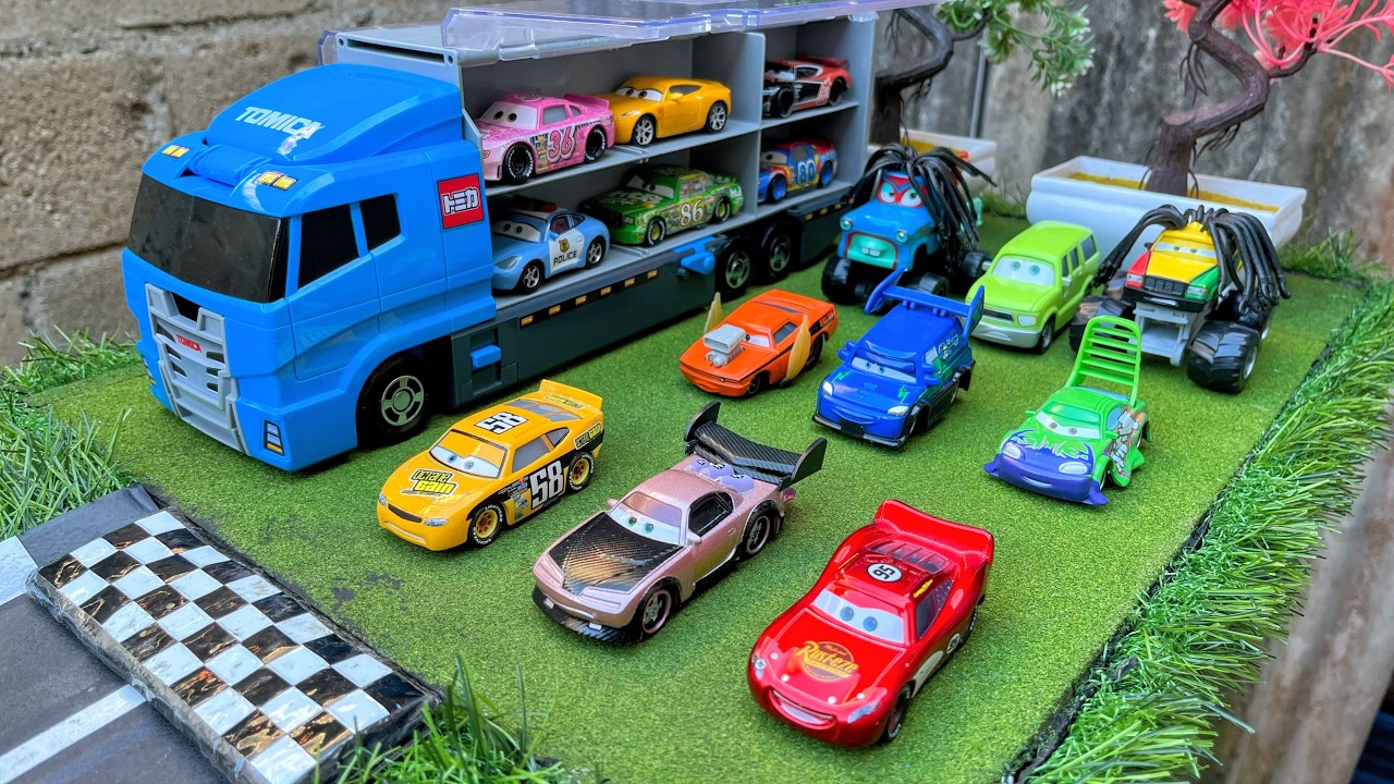 Disney Pixar Cars Unboxing Review | Lightning McQueen, Tow Mater, Doc Hudson, Sally Carrera, Cruz