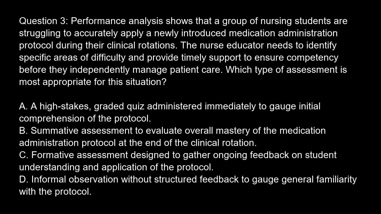 Certified Nurse Educator Free Practice Test video