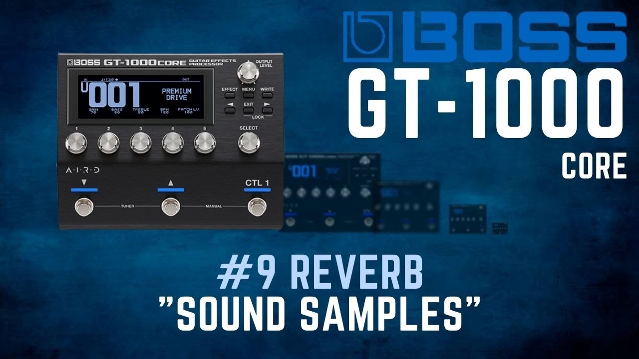 HOW TO PROGRAM REVERB ON A GT-1000 PEDAL