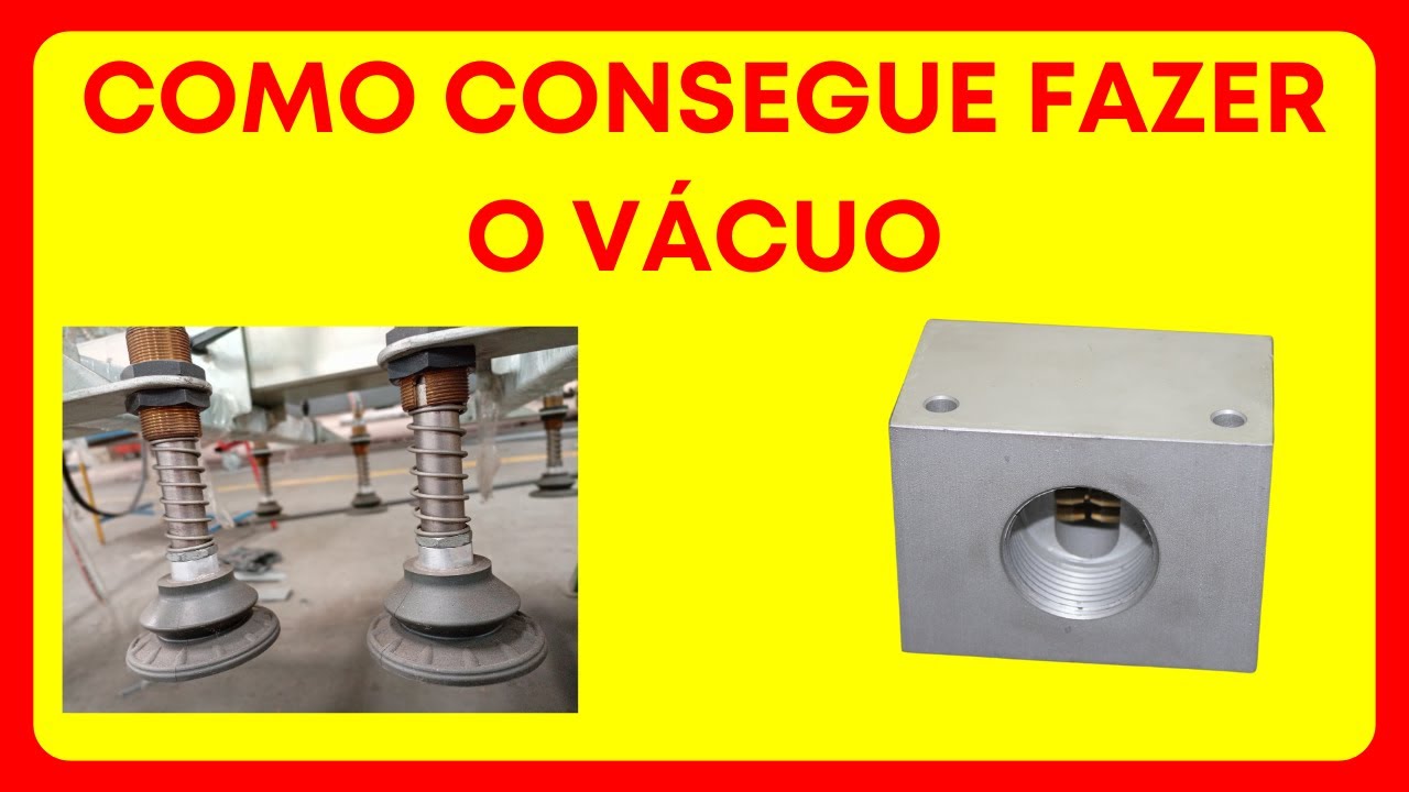 Como a válvula de vácuo consegue gerar o vácuo