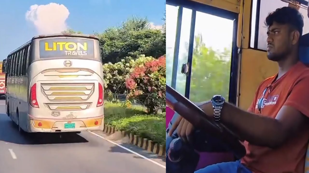 রাকিব ভাই যখন ইমরান ট্রাভেলস্ বাস নিয়ে 😎🔥#bus #automobile #viral #busloverrs