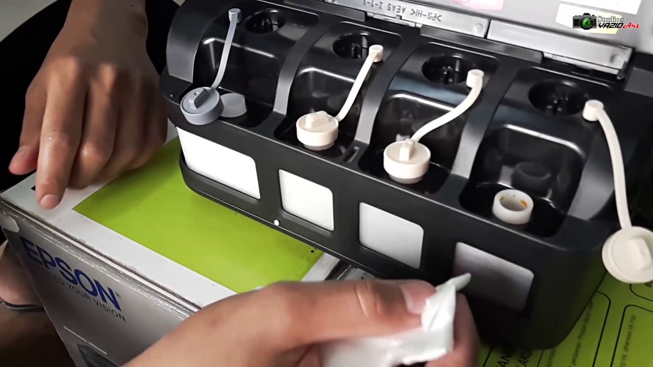 Unboxing Printer Epson L655