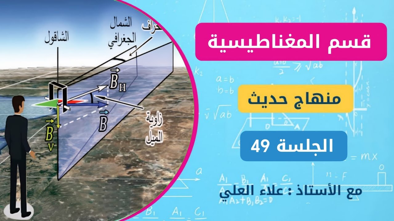 منهاج الفيزياء الحديث || المغناطيسية [ الجلسة 49 ] علاء العلي