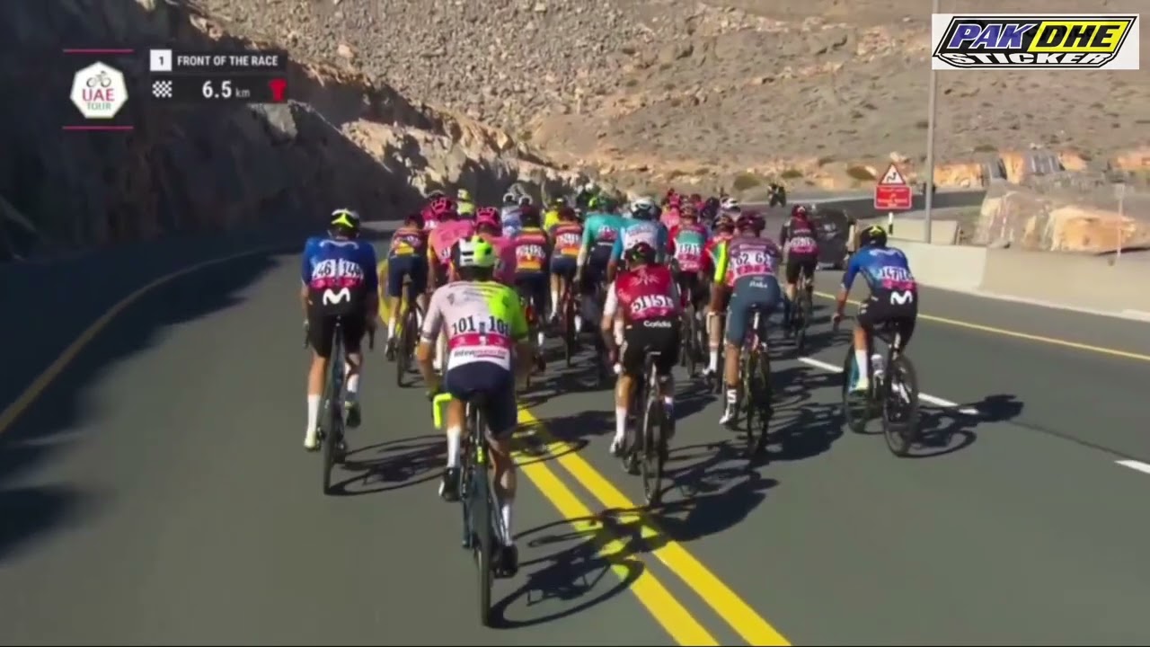Last 10 km Stage 3 UAE Tour 2024