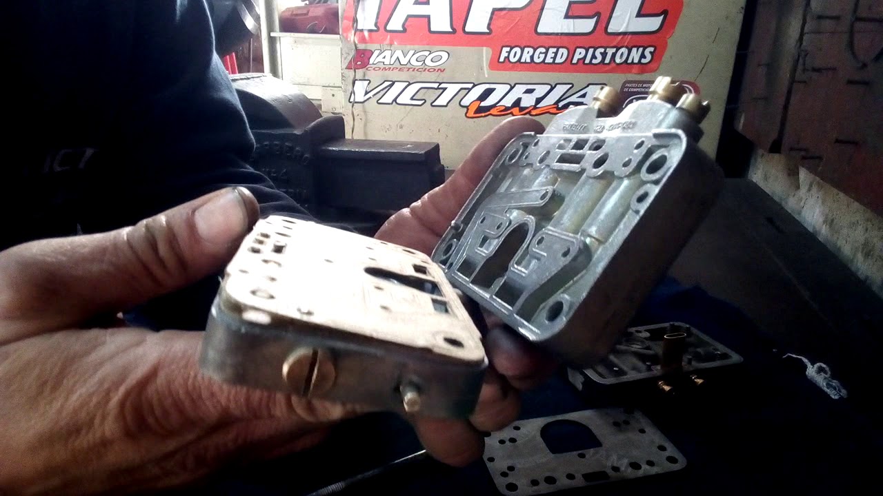 Plaquetas Weber para Holley.