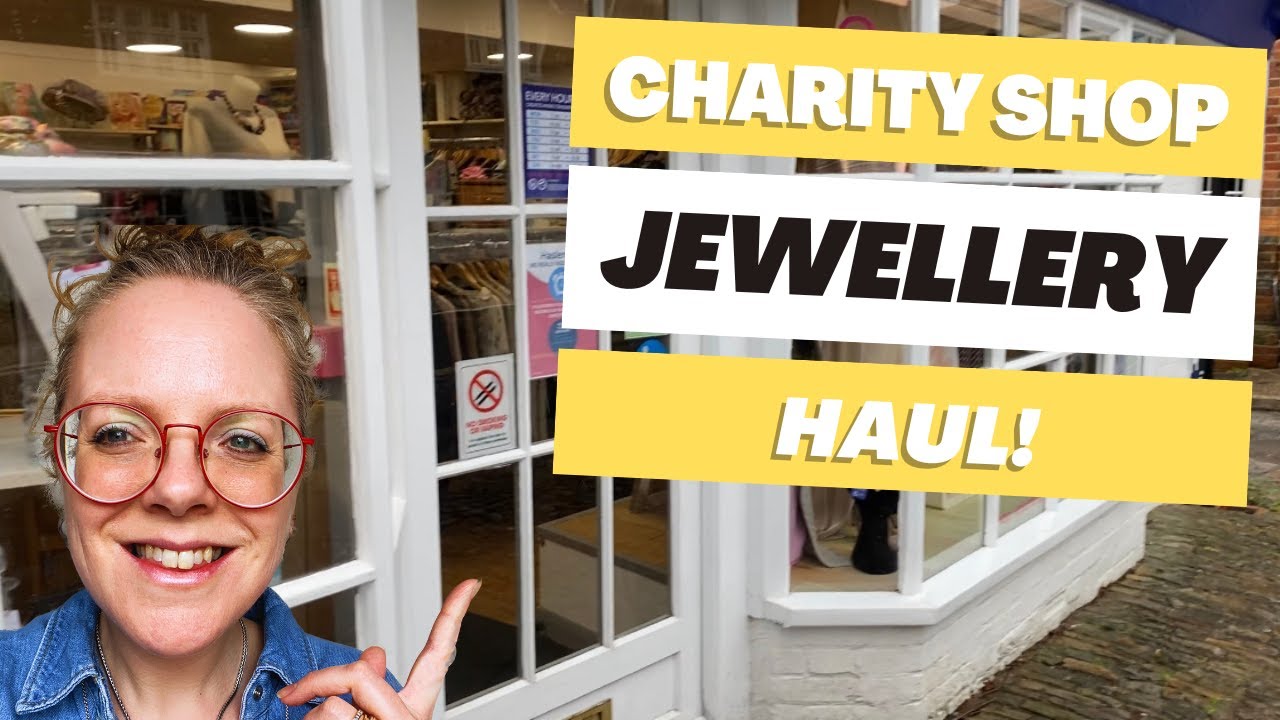 Charity Shop Haul of Thrifted Jewellery - A Jewelry eBay & Etsy Reseller Road Trip VLOG!