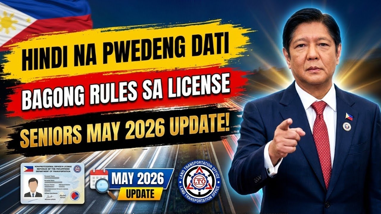 Hindi na pwede ang dati! Seniors Guide Process sa Pag-renew ng Driver&rsquo;s License (MAYO 2026)