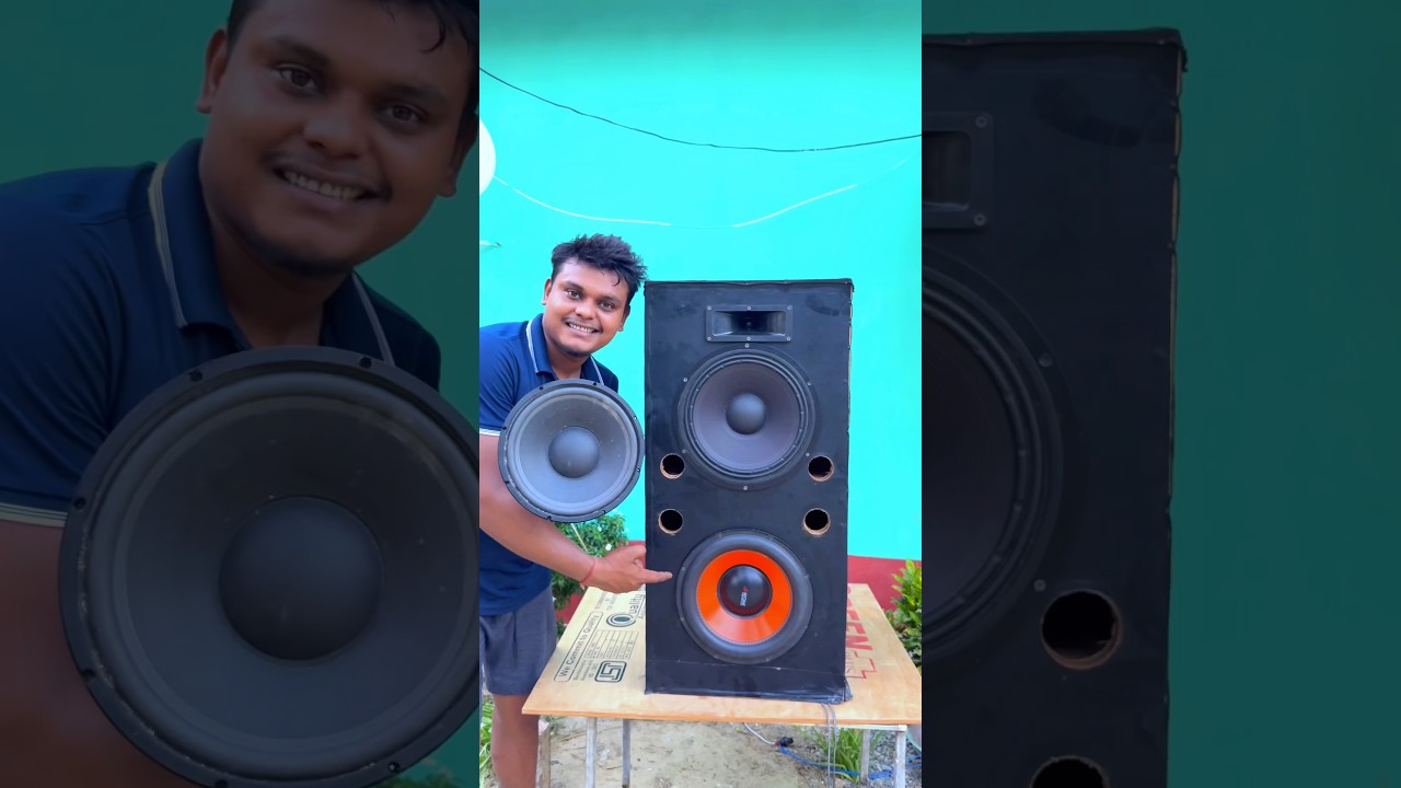 making homemade DJ box+home theatre #shots #project #experiment #sujanexperiment