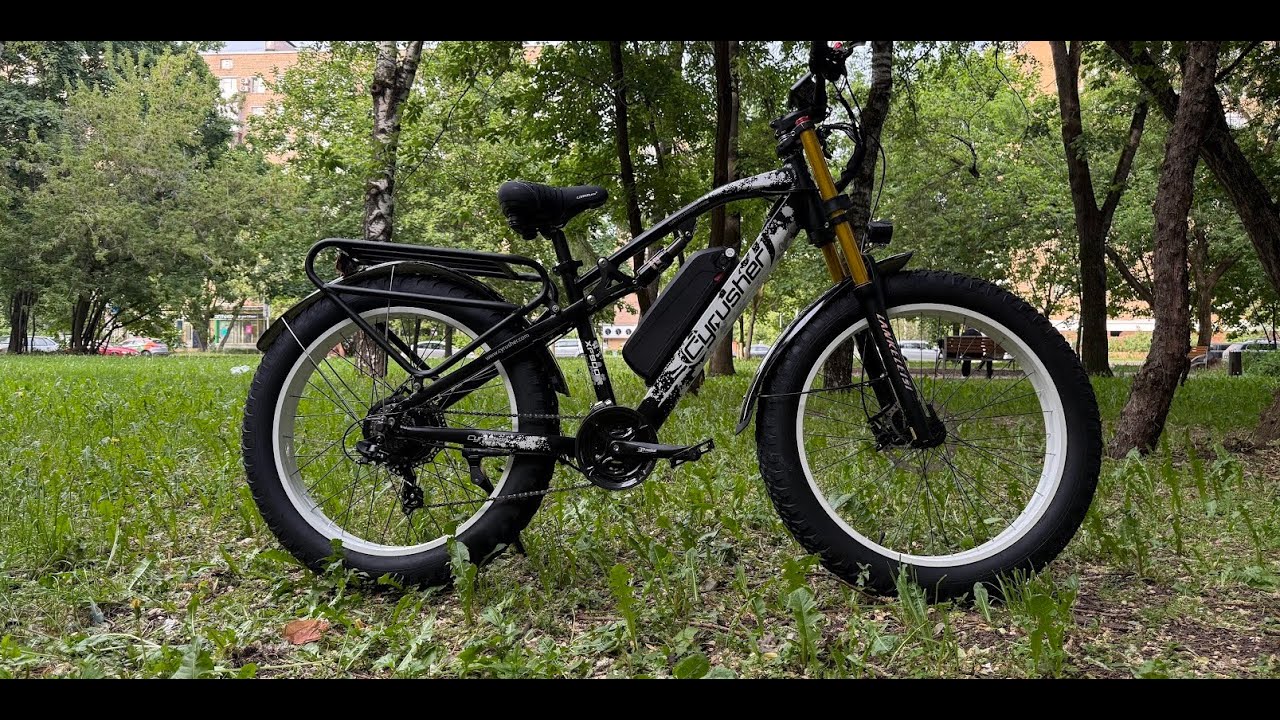 Электровелосипед Cyrusher XF900 Mountain Motorcycle Style Ebike white